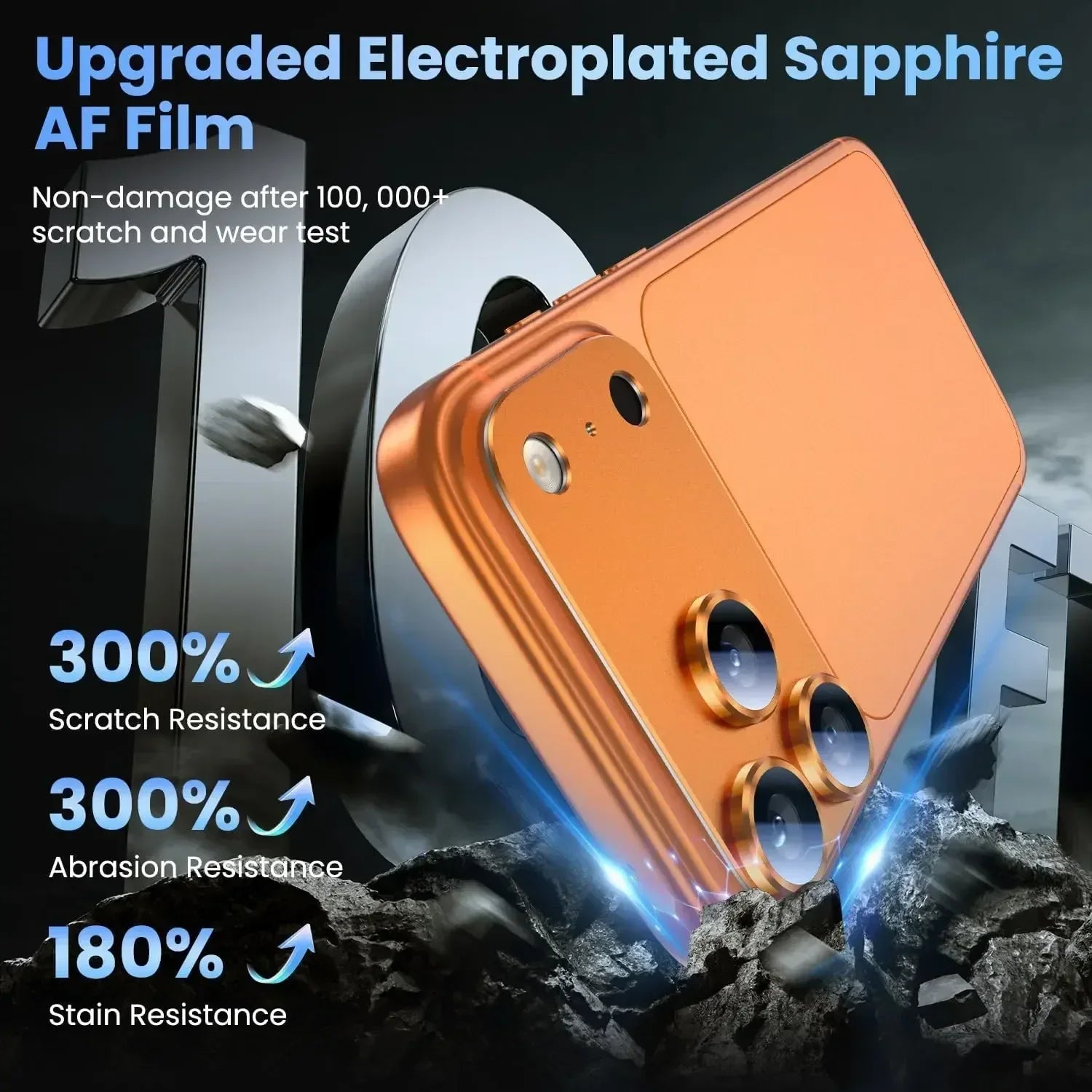 Metal Lens Camera Protector iPhone 17 Pro Max - Three