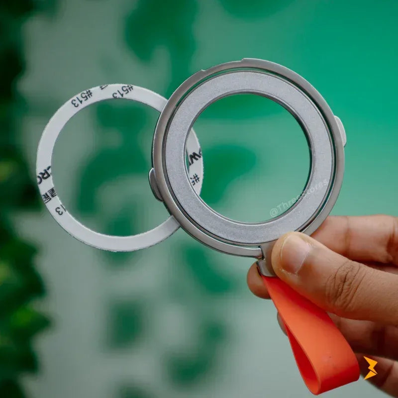 Metal Magnetic Ring Holder - Three