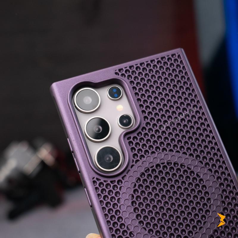 Metal Stand Holder Case Samsung S25 Ultra