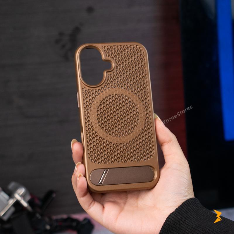 Metal Stand Holder Case iPhone 16
