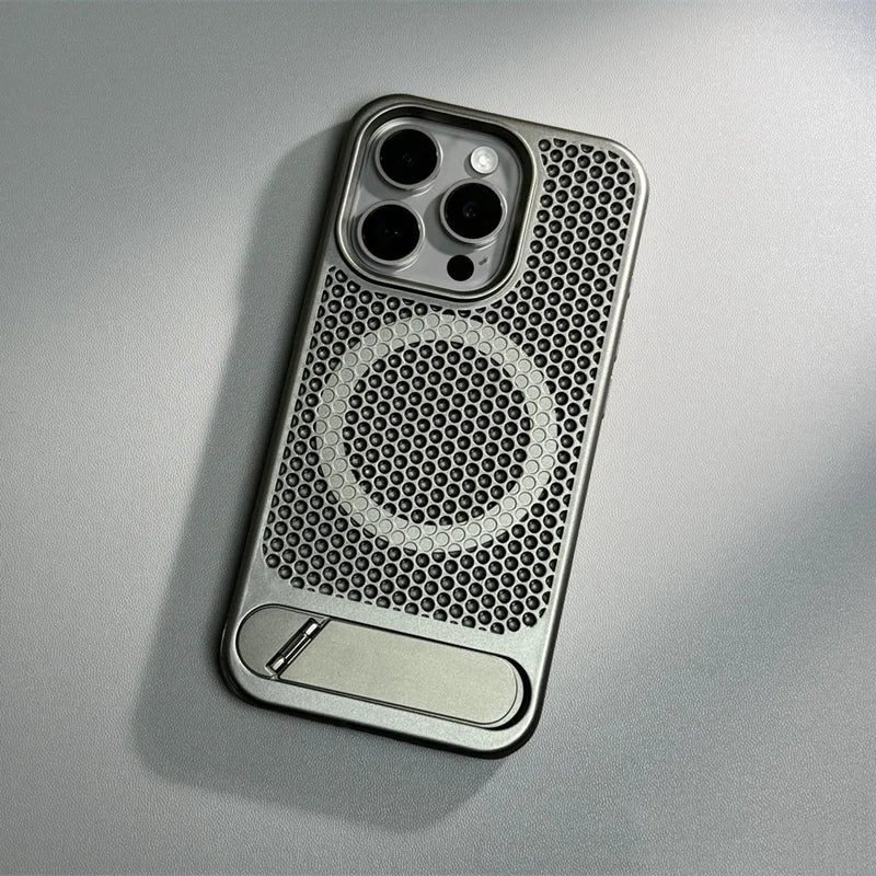 Metal Stand Holder Case iPhone 16 Pro Max