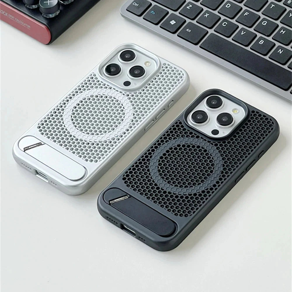 Metal Stand Holder Case iPhone 16 Pro Max