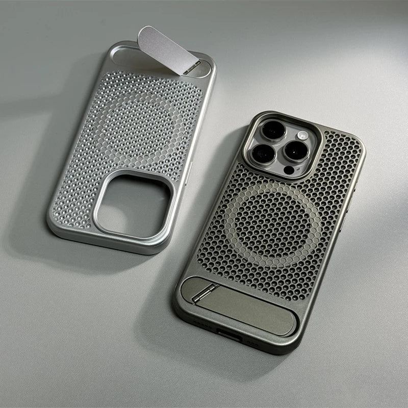 Metal Stand Holder Case iPhone 16 Pro Max