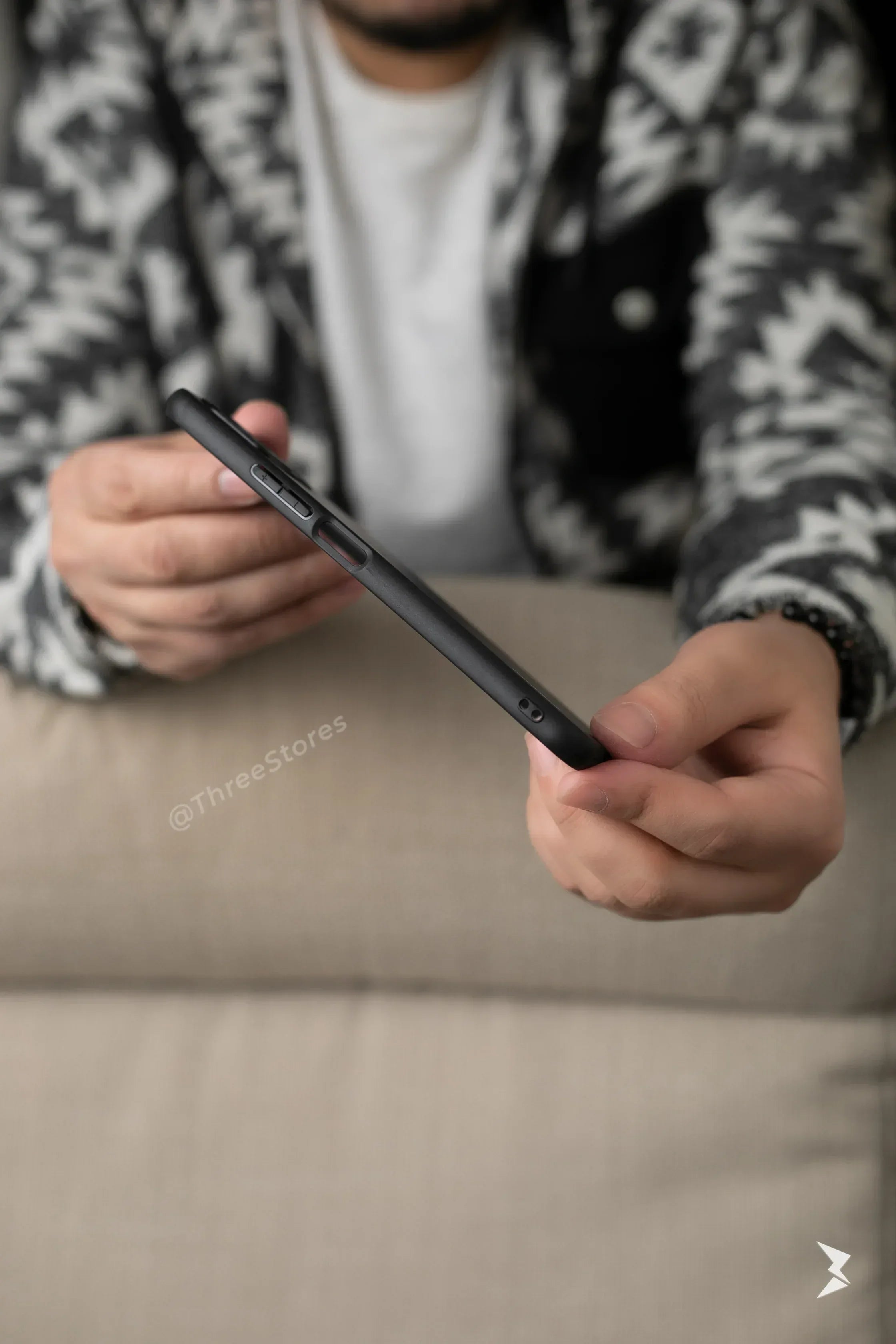 Slim Leather Camera Protection Case Xiaomi Mi 11 lite - Three