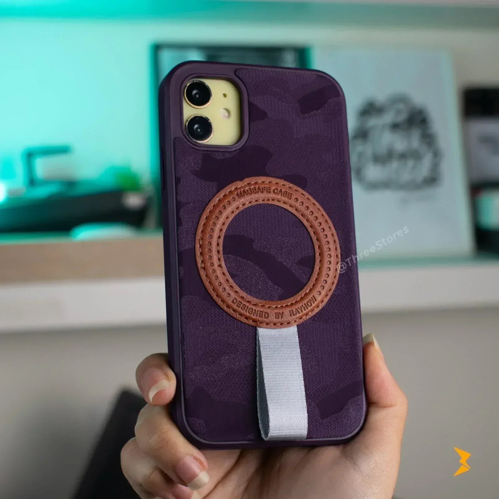 Mirage Magsafe Fabric Case iPhone 11 - Three