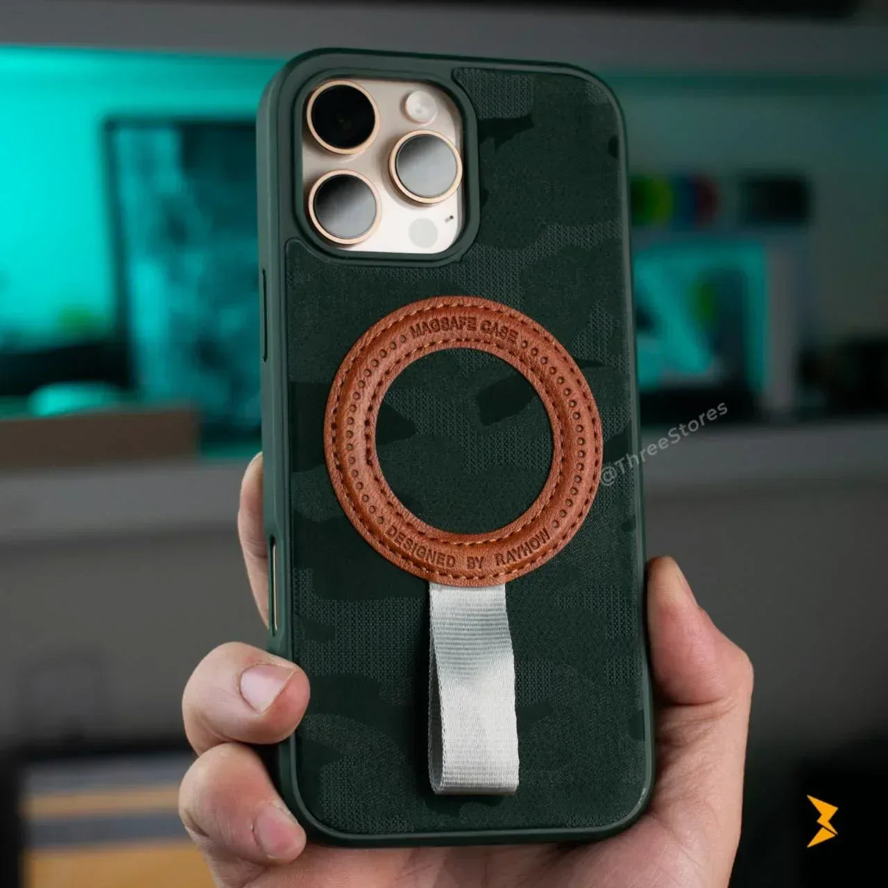 Mirage Magsafe Fabric Case iPhone 15 Pro Max - Three