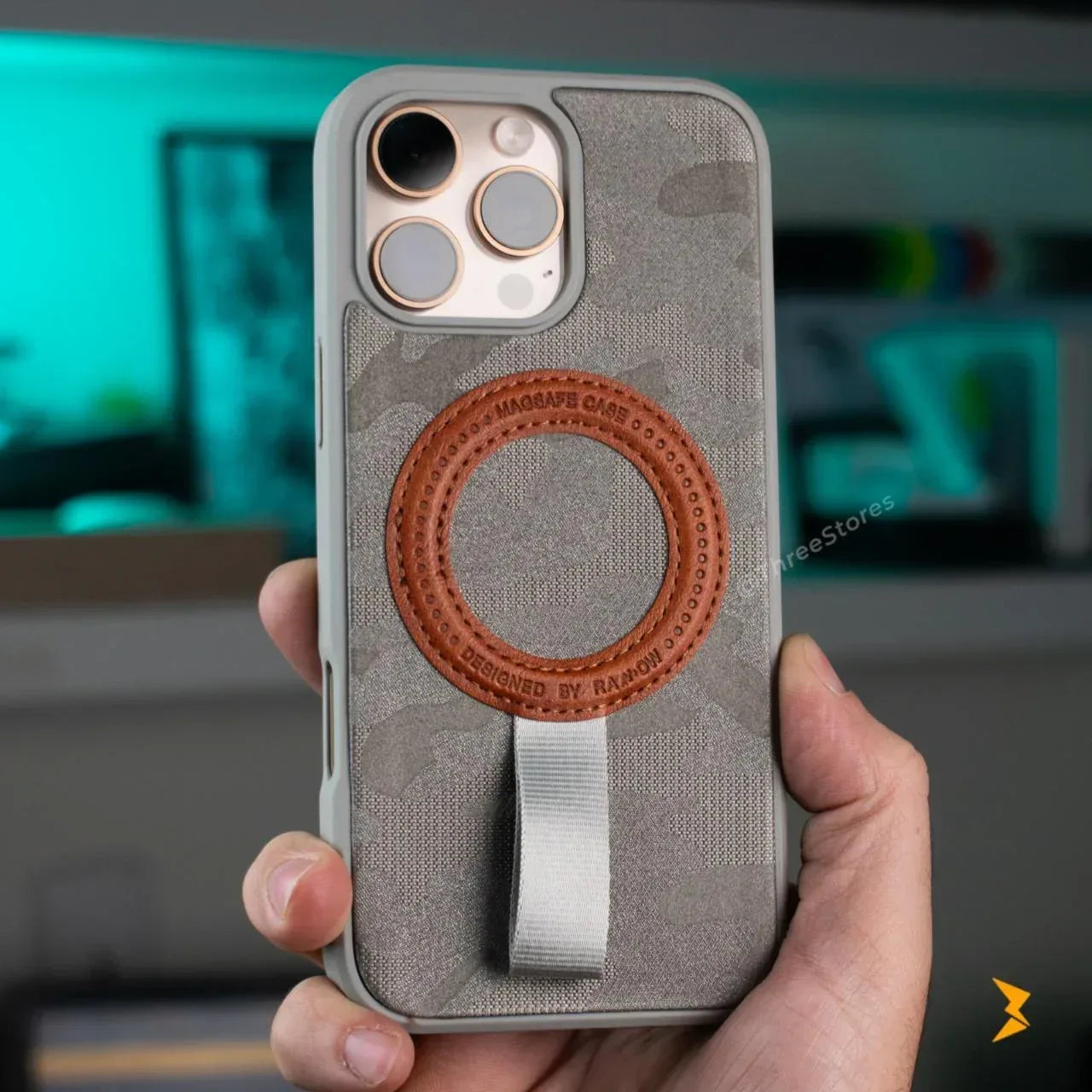 Mirage Magsafe Fabric Case iPhone 12 Pro Max - Three
