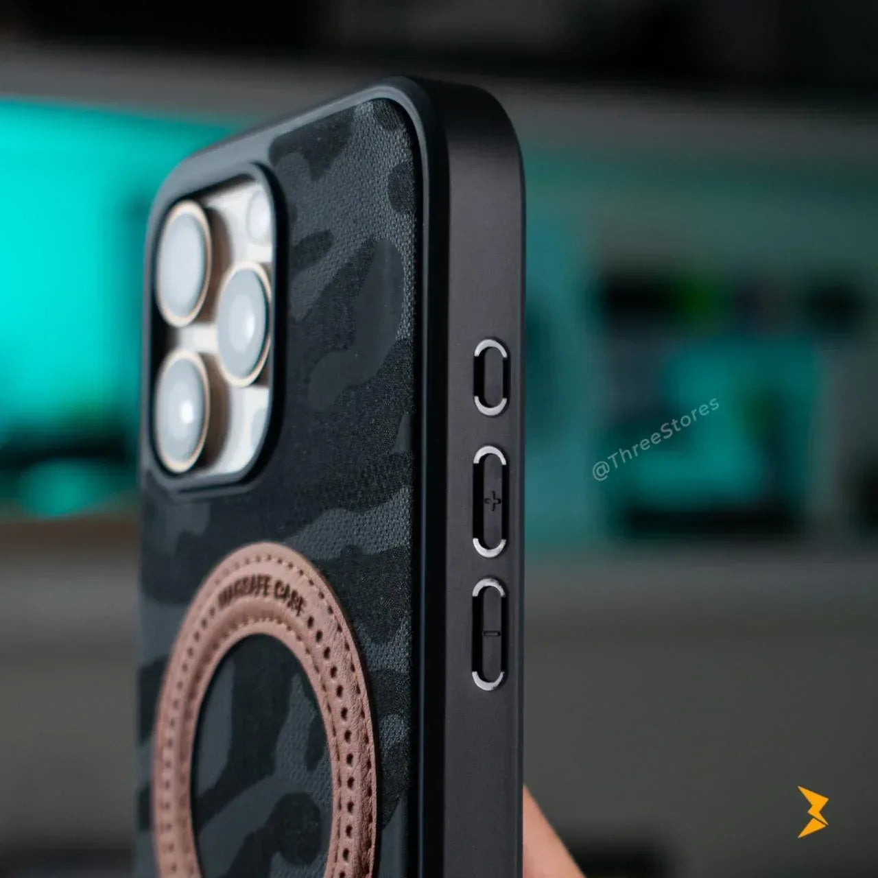 Mirage Magsafe Fabric Case iPhone 13 Pro Max - Three