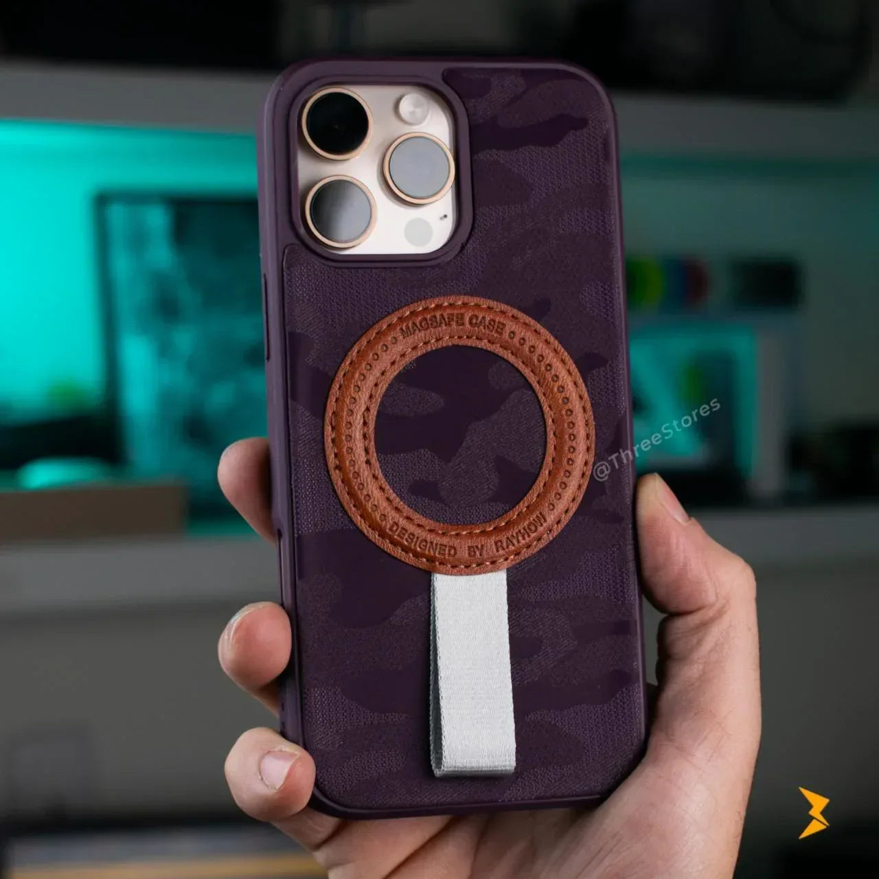 Mirage Magsafe Fabric Case iPhone 16 Pro Max - Three