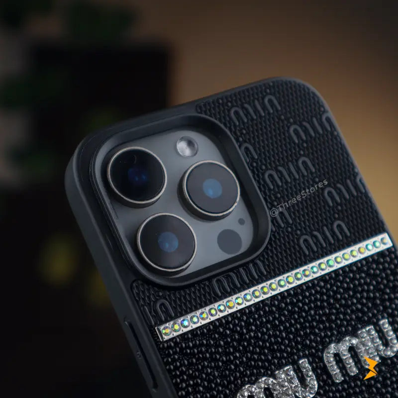 Miu Miu Strass Case iPhone 13 Pro Max