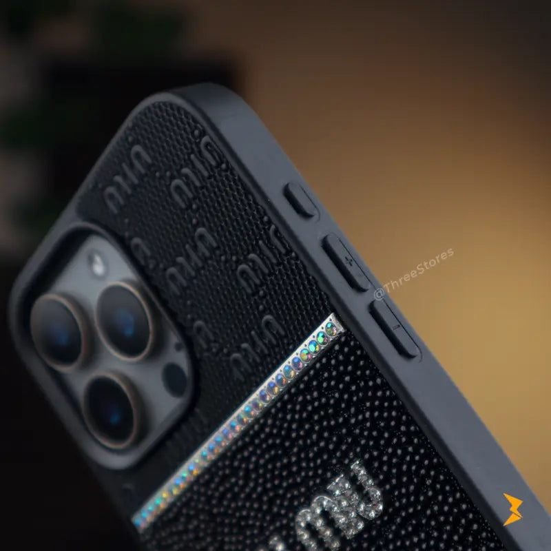 Miu Miu Strass Case iPhone 13 Pro Max