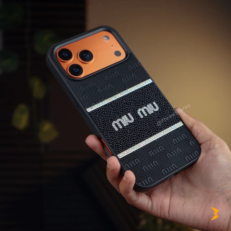 Miu Miu Strass Case iPhone 17 Pro