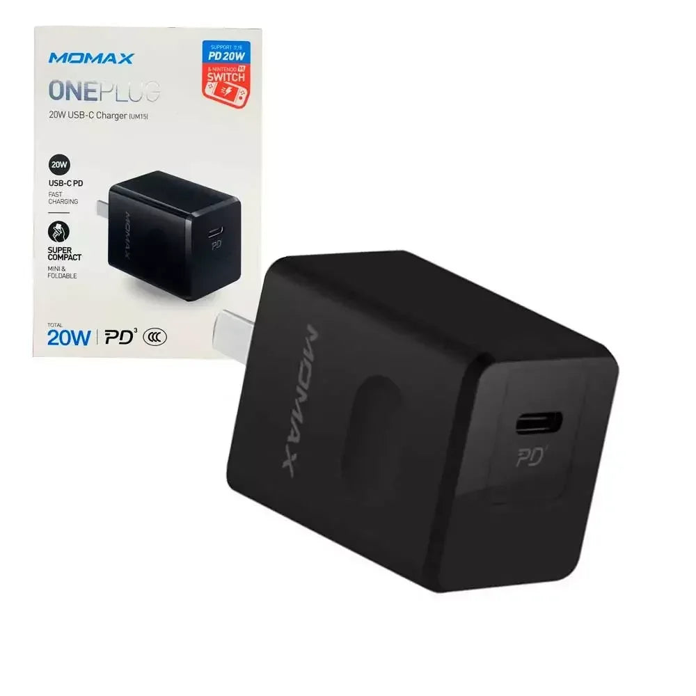 MOMAX One Plug 20W Type C Fast Charger UM15 - Three