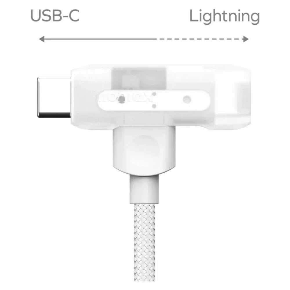 Momax 1-Link Flow Duo 2-in-1 USB-C to USB-C + Lightning Cable 1.5m DL56 - Three
