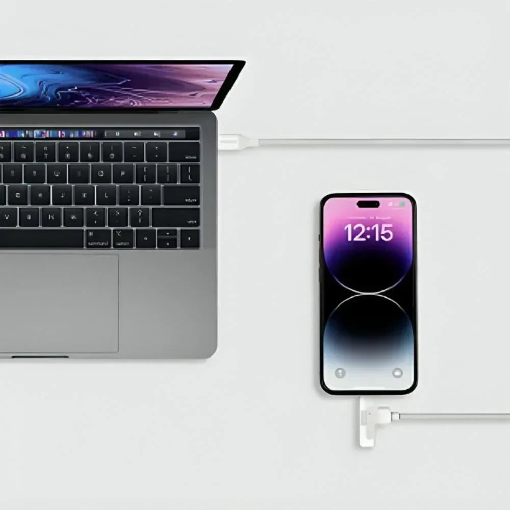 Momax 1-Link Flow Duo 2-in-1 USB-C to USB-C + Lightning Cable 1.5m DL56 - Three