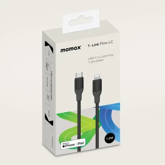 Momax 1-Link USB-C To Lightning 1.2m 35W Charging + Data Cable DL53D - Three