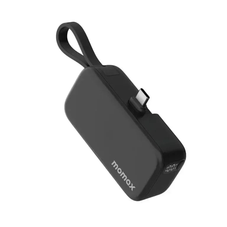 Momax 1-Power Mini 5000mAh built-in Foldable USB-C Power Bank IP130 - Three
