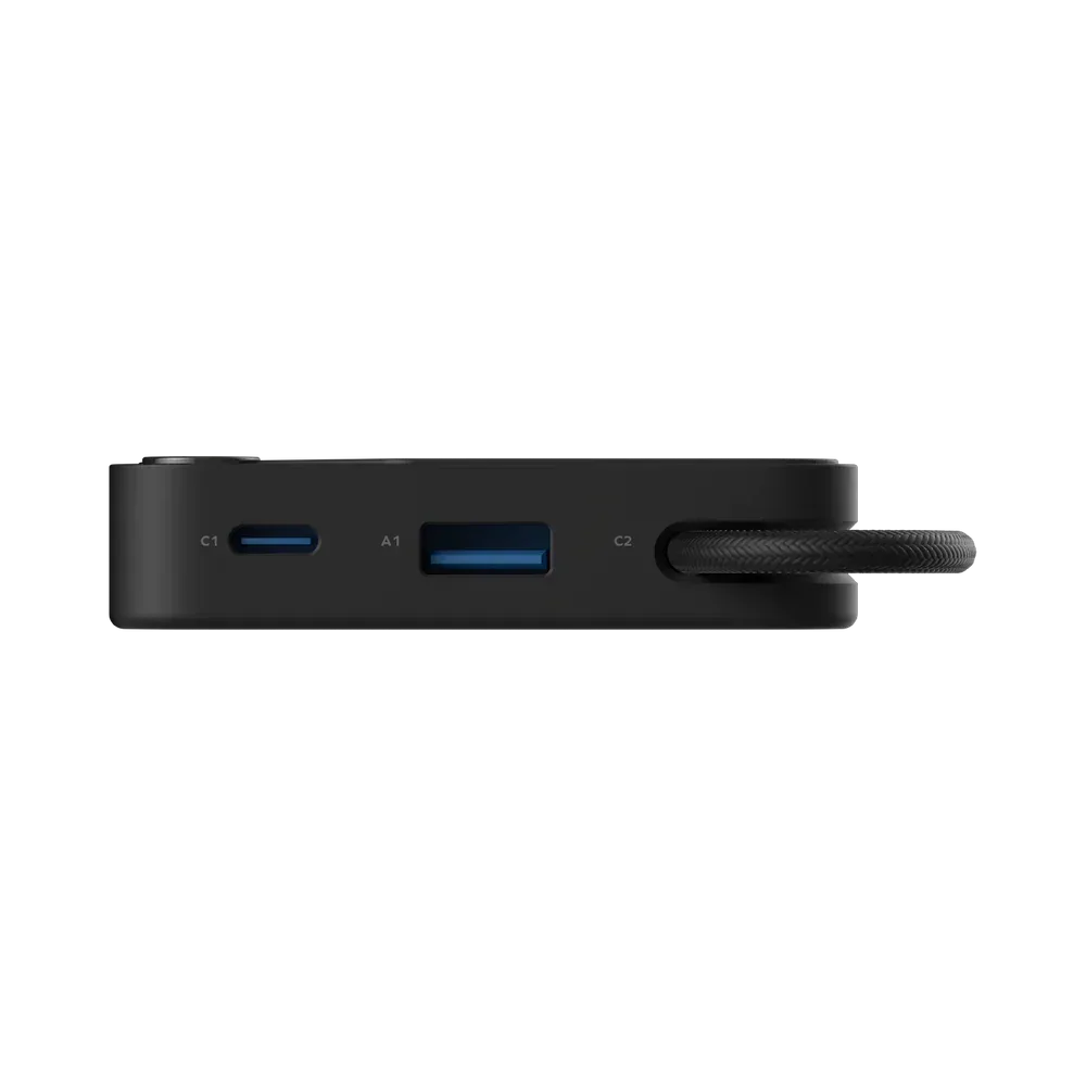 Momax 1-Power X Power Bank 10000mAh With Built-in USB-C Cable - Three