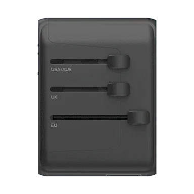 Momax 1-World 5-Port Travel Charger 35W - Three