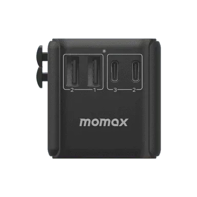 Momax 1-World 5-Port Travel Charger 35W - Three