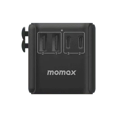 Momax 1-World 5-Port Travel Charger 35W - Three