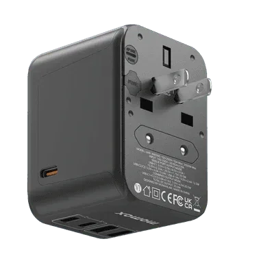 Momax 1-World 5-Port Travel Charger 35W - Three