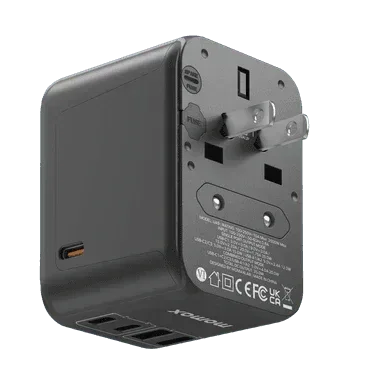 Momax 1-World 5-Port Travel Charger 35W - Three