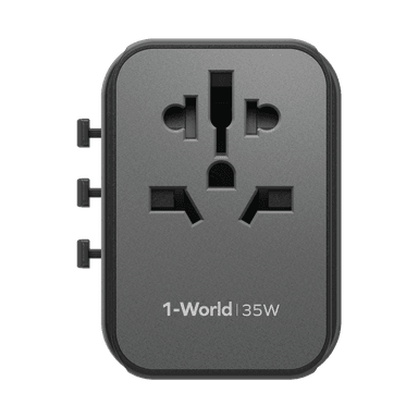 Momax 1-World 5-Port Travel Charger 35W