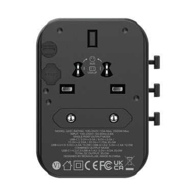 Momax 1-World 5-Port Travel Charger 35W