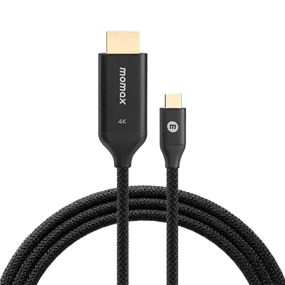 Momax ELITE LINK 4K USB-C to HDMI Cable 2M DT3D - Three
