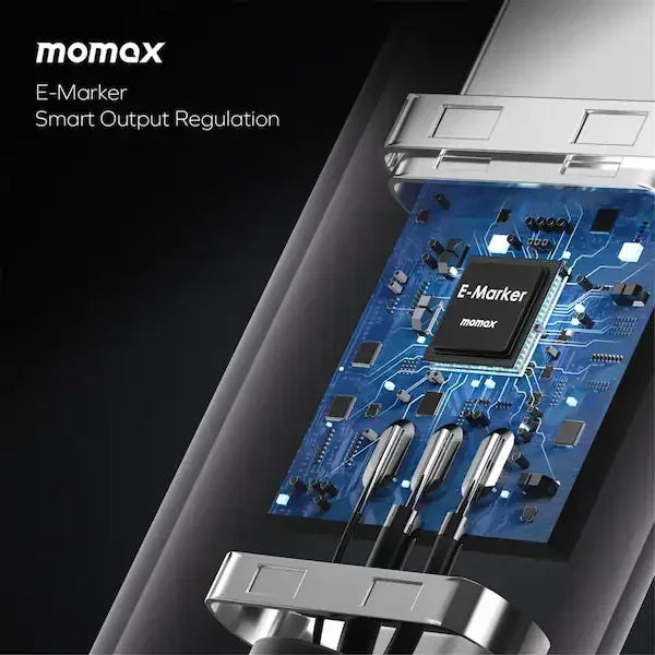 Momax Elite 240W USB-C 8K 60 Hz USB4 40Gbps Cable 1m DC39D - Three