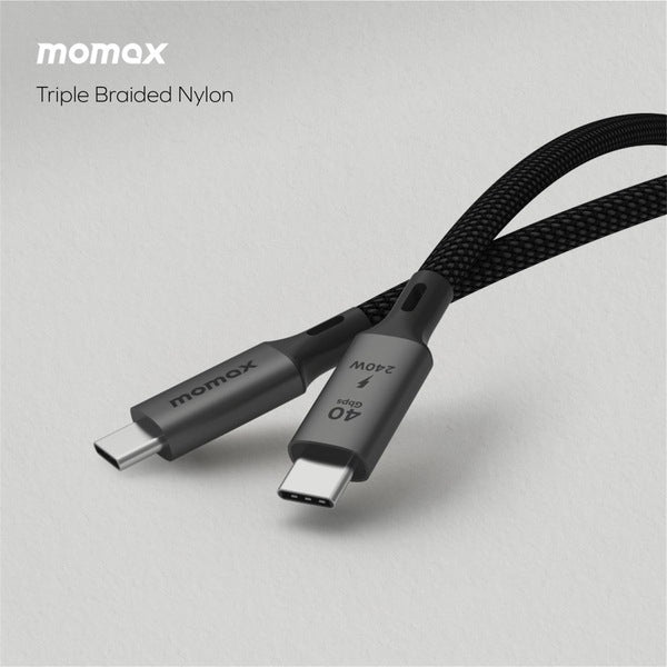 Momax Elite 240W USB-C 8K 60 Hz USB4 40Gbps Cable 1m DC39D