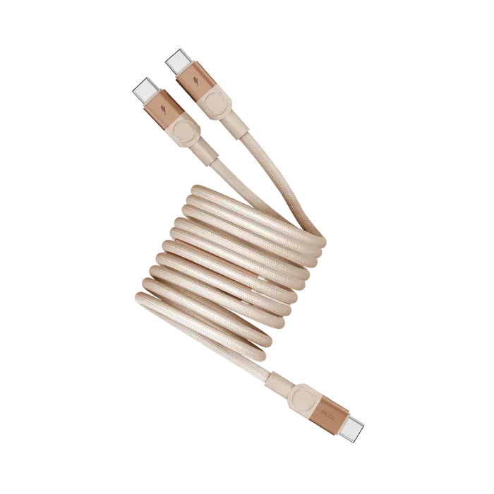 Momax Mag.Link Magnetic USB-C to 2 USB-Cs Cable 100W 2m DC56 - Three