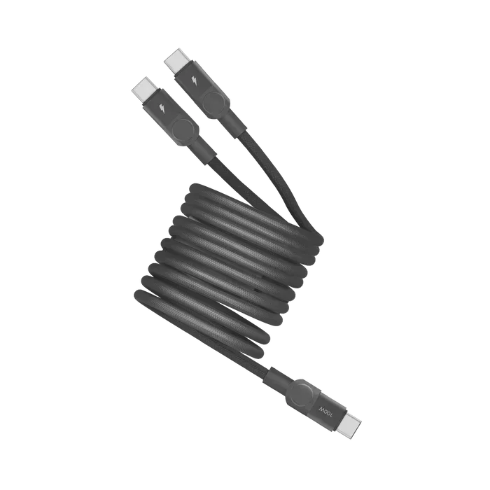 Momax Mag.Link Magnetic USB-C to 2 USB-Cs Cable 100W 2m DC56 - Three