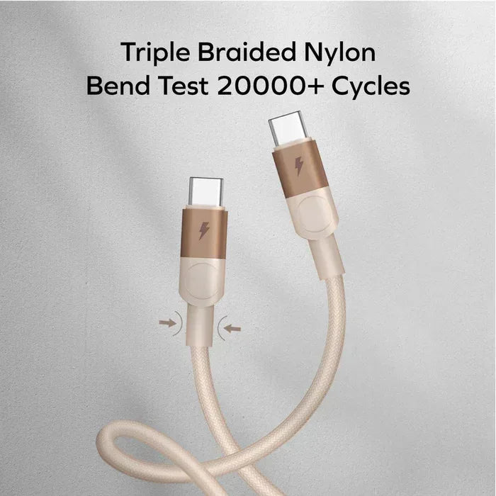 Momax Mag.Link Magnetic USB-C to 2 USB-Cs Cable 100W 2m DC56 - Three