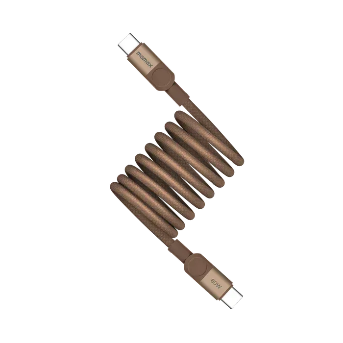 Momax Mag.Link Magnetic USB-C to USB-C Cable 60W 2m DC61 - Three