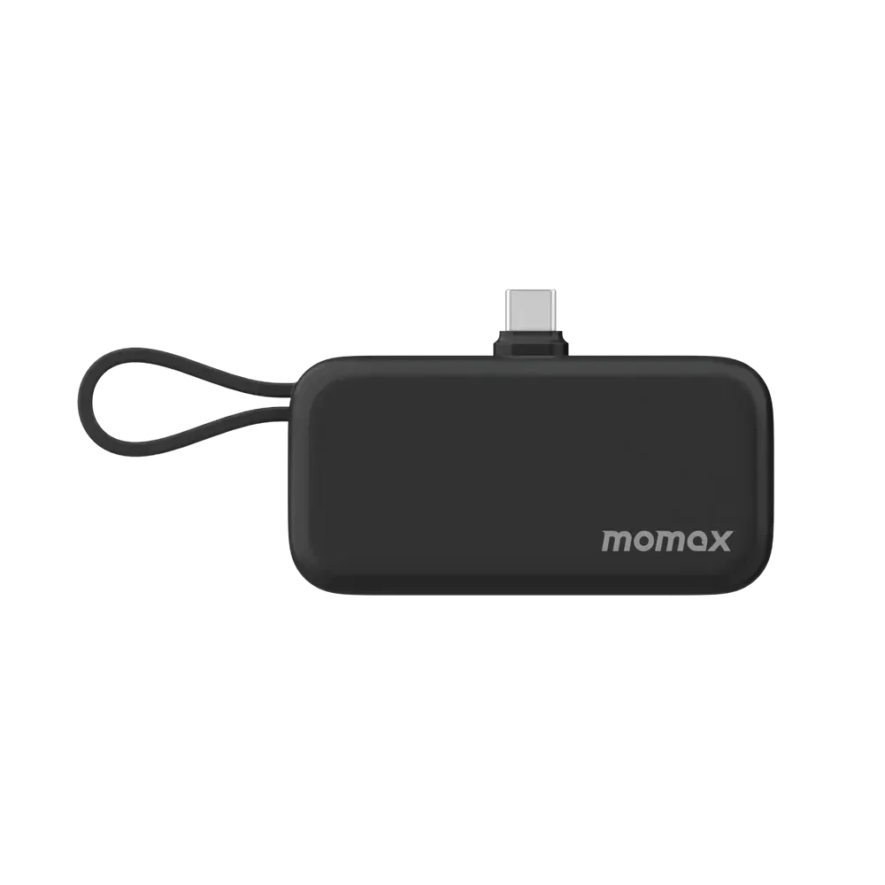Momax Power Mini 3-in-1 Power Bank 5000mAh Type-C With Cable - Three