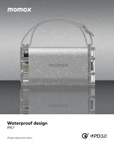 Momax iPower Stone Mini Outdoor Power Station 40000mAh - Three