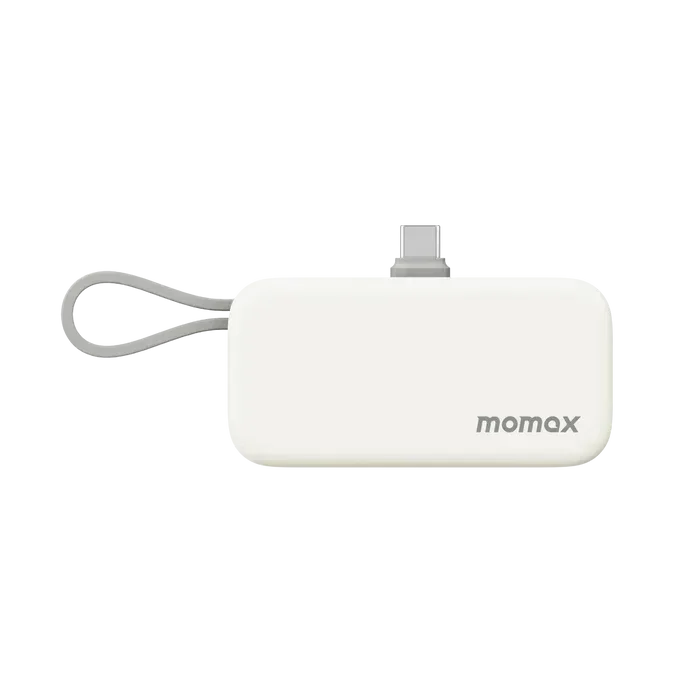 Momax Power Mini 3-in-1 Power Bank 5000mAh Type-C With Cable - Three