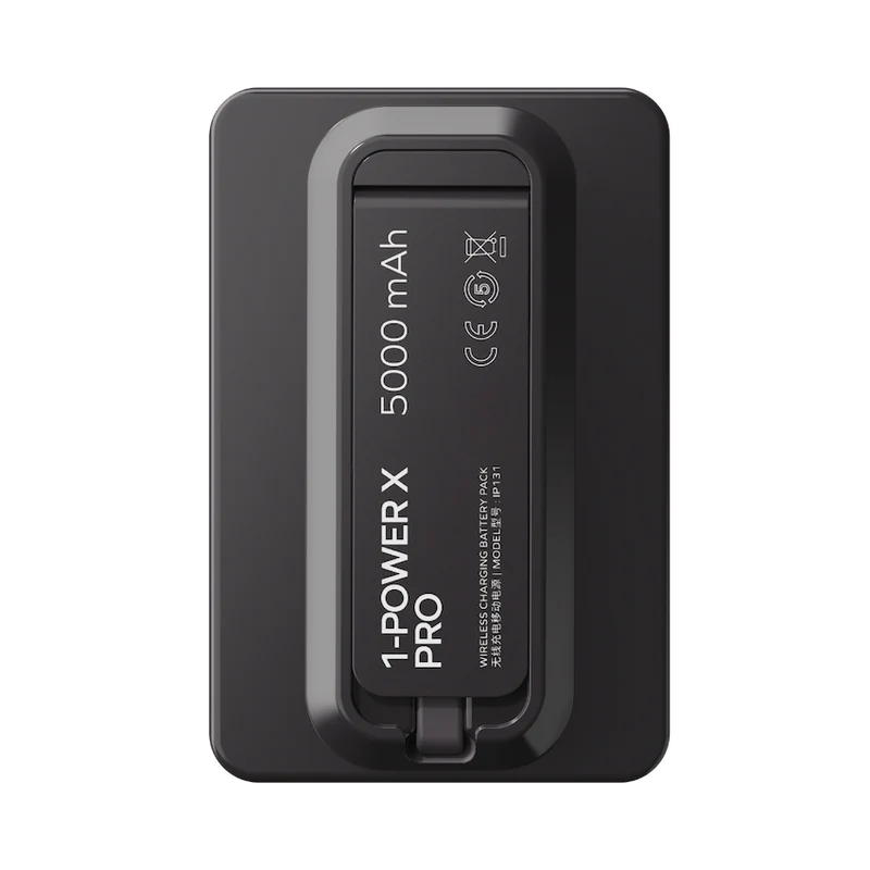 Momax Power X Pro Magnetic Wireless Power Bank 5000mAh With Built-In USB-C Cable