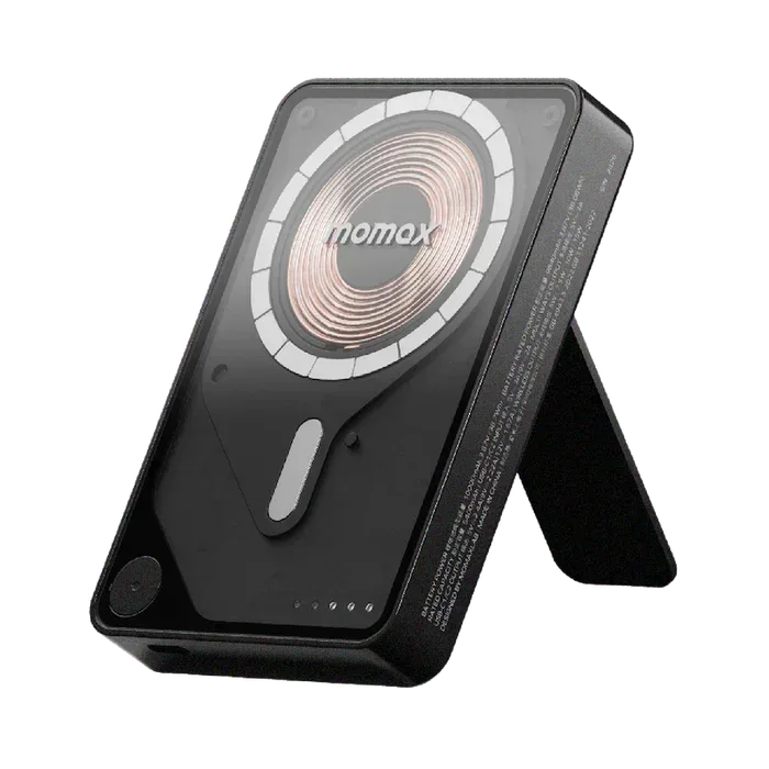 Momax Power X Pro+ Magnetic Wireless Power Bank 10000mAh With Built-In USB-C Cable IP132HK - Three