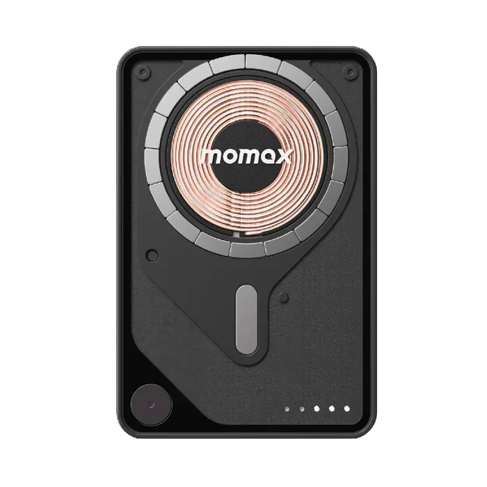 Momax Power X Pro+ Magnetic Wireless Power Bank 10000mAh With Built-In USB-C Cable IP132HK - Three