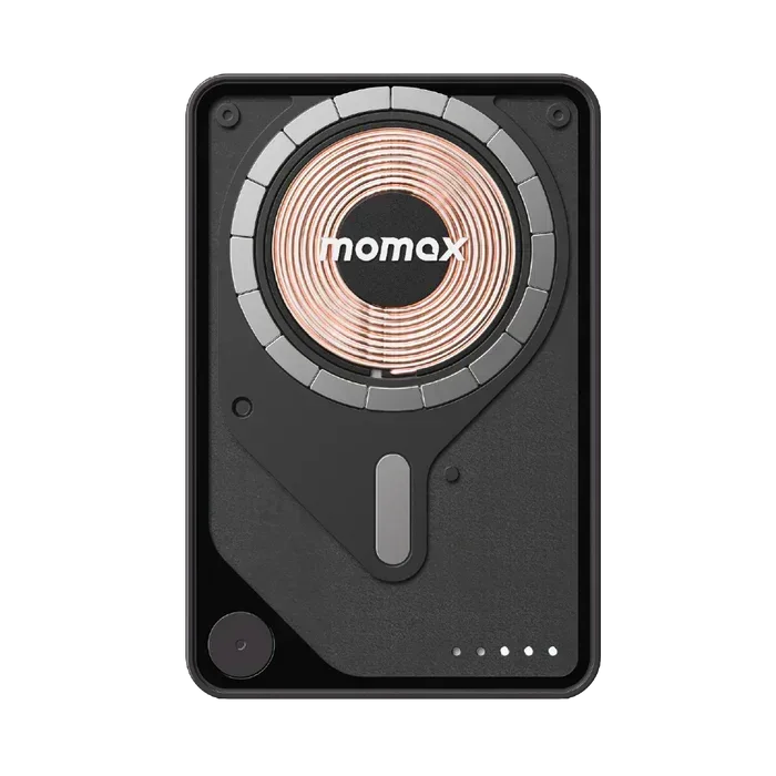 Momax Power X Pro+ Magnetic Wireless Power Bank 10000mAh With Built-In USB-C Cable IP132HK - Three