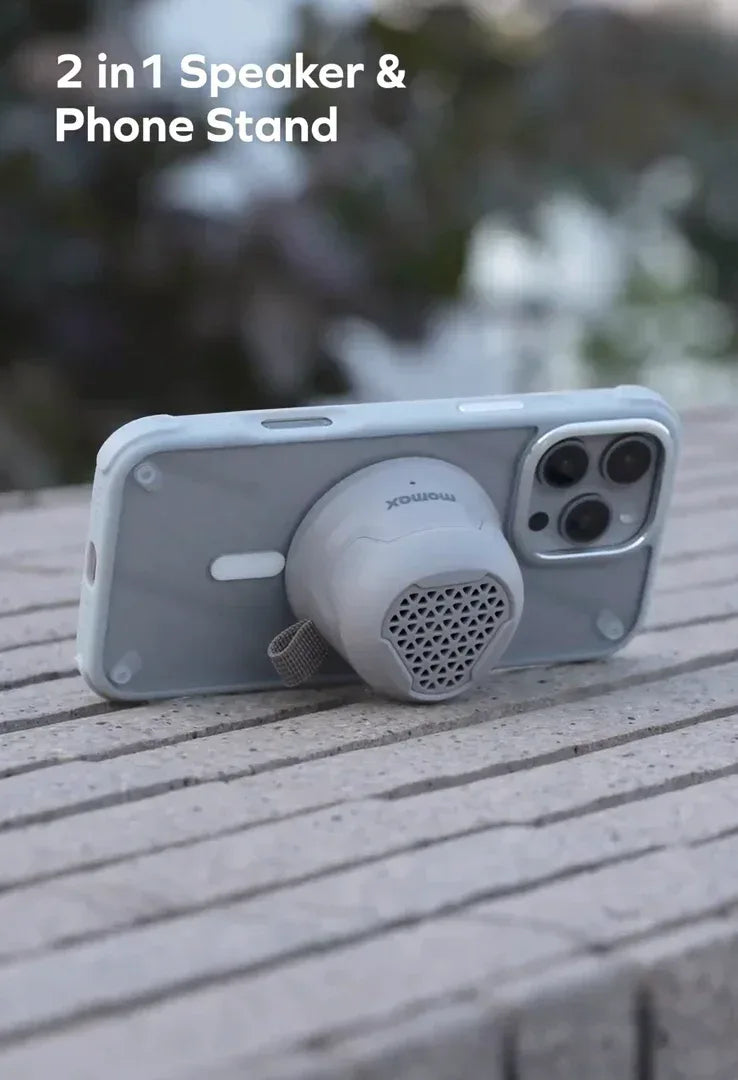 Momax Vibe Go Rugged Magnetic Portable True Wireless Speaker - Three