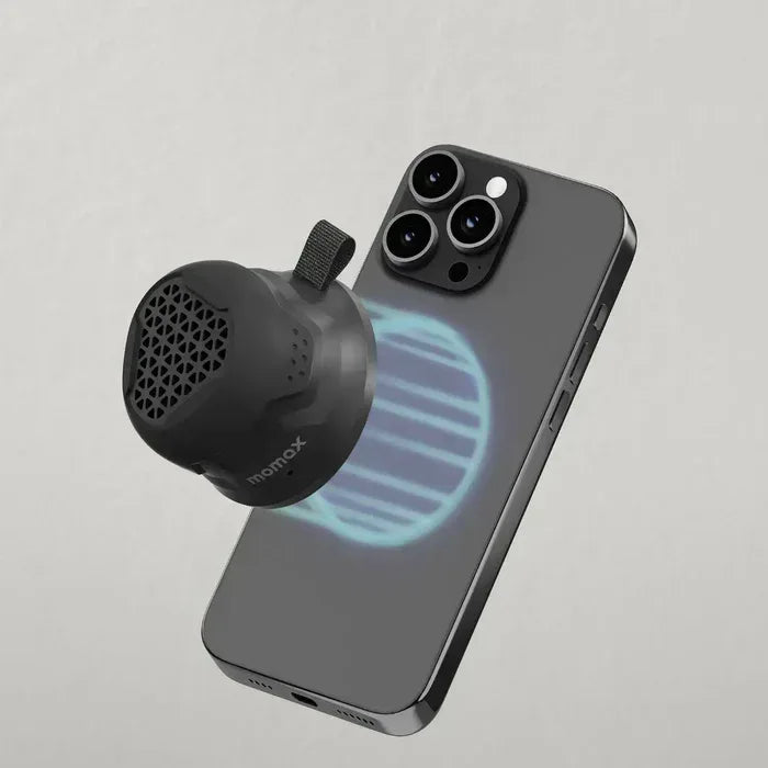 Momax Vibe Go Rugged Magnetic Portable True Wireless Speaker - Three