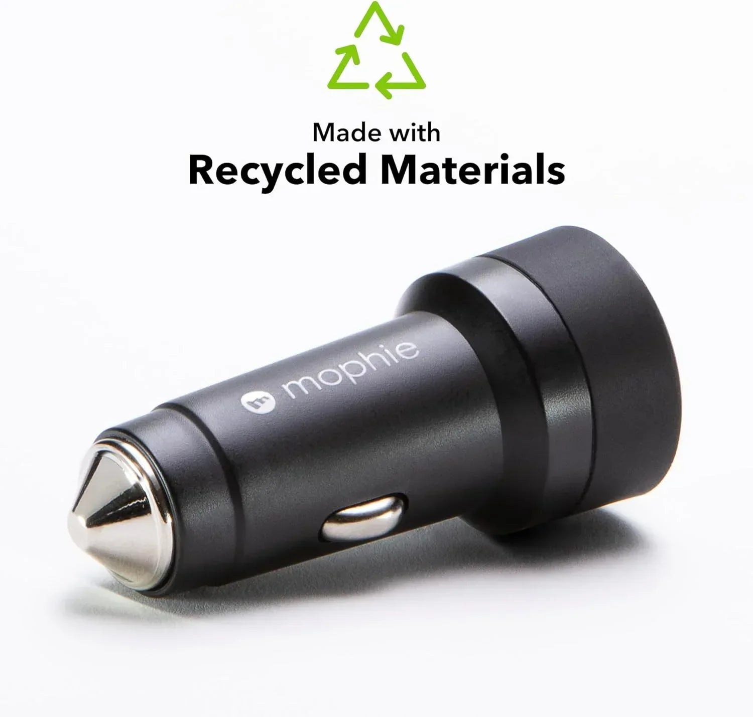 Mophie 42W Dual Port USB-C + USB-A Car Charger - Three
