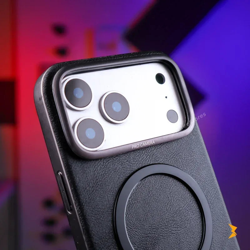 Mvro Leather Magsafe Case iPhone 17 Pro Max - Three