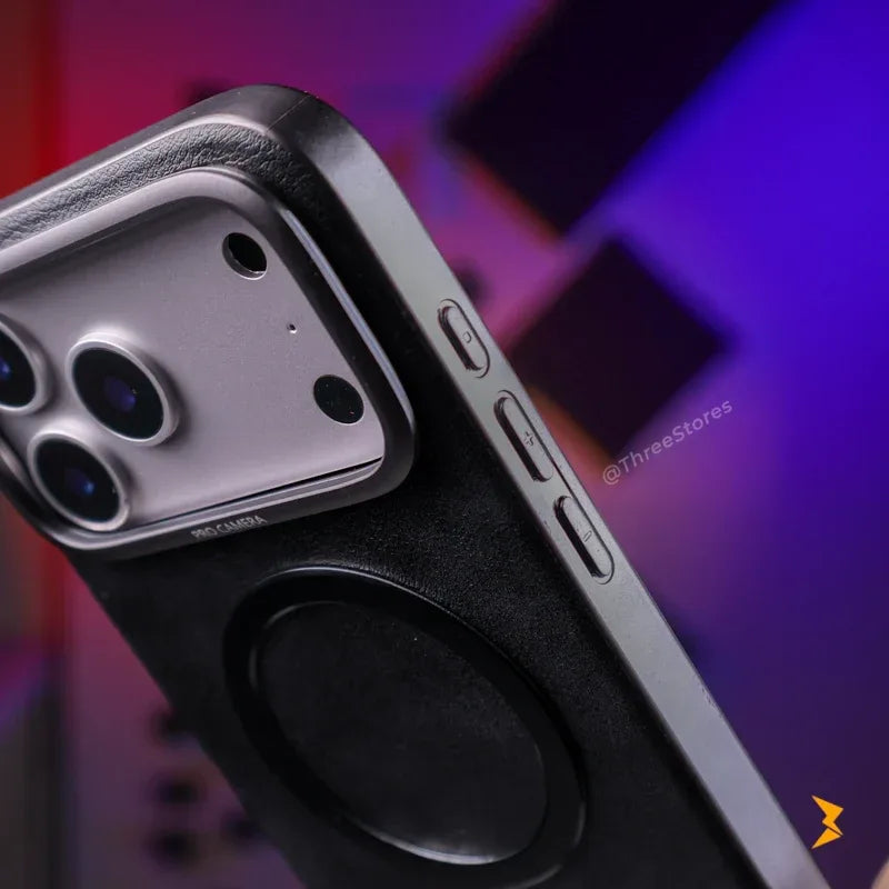 Mvro Leather Magsafe Case iPhone 17 Pro Max - Three
