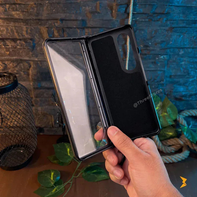 N-Case Leather Case Samsung Z Fold 4 - Three