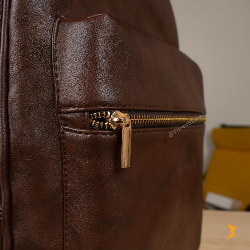 N-Elegance Sky Leather Backpack - Three